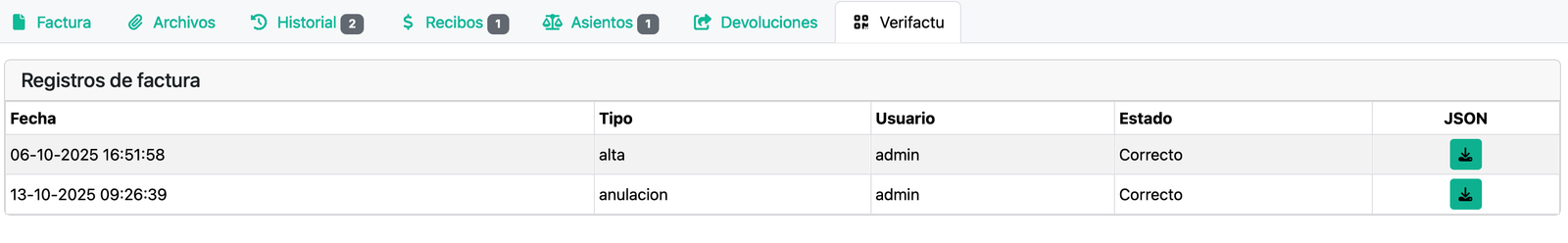 Cómo anular una factura en Verifactu