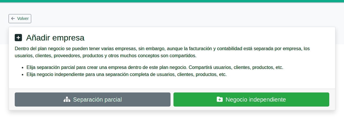 Cómo cambiar los datos de la empresa