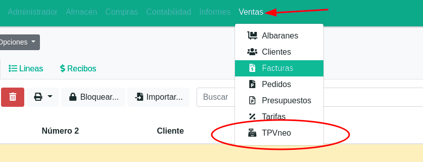 Cómo configurar el TPV