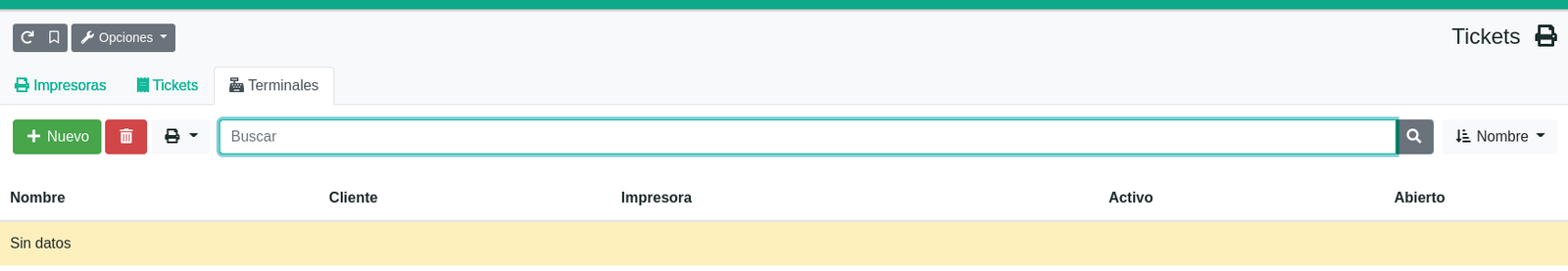 Cómo configurar el TPV