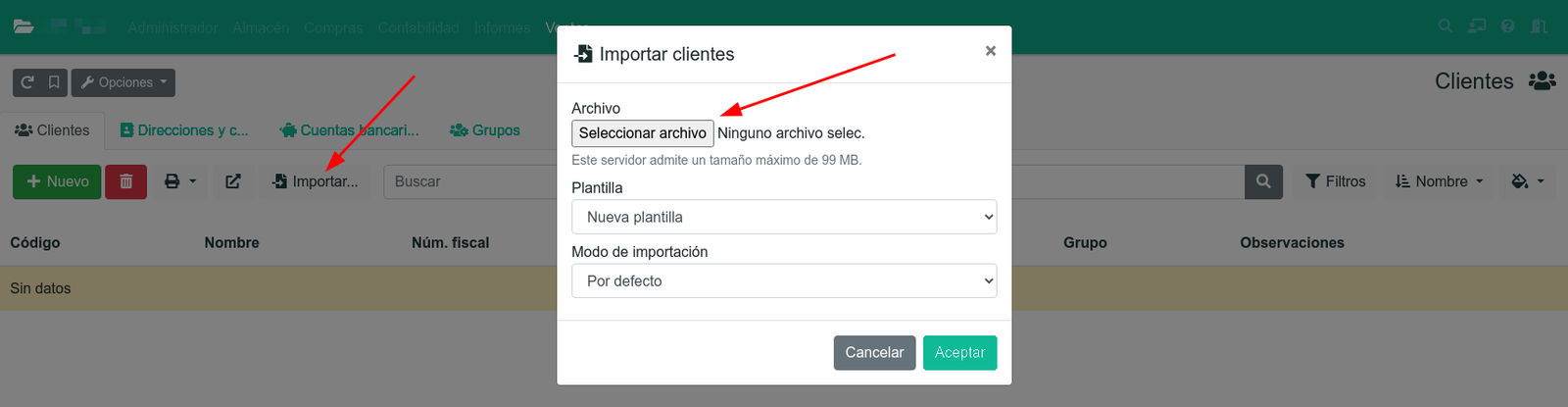 Cómo copiar clientes de Excel a gestioerp.cat