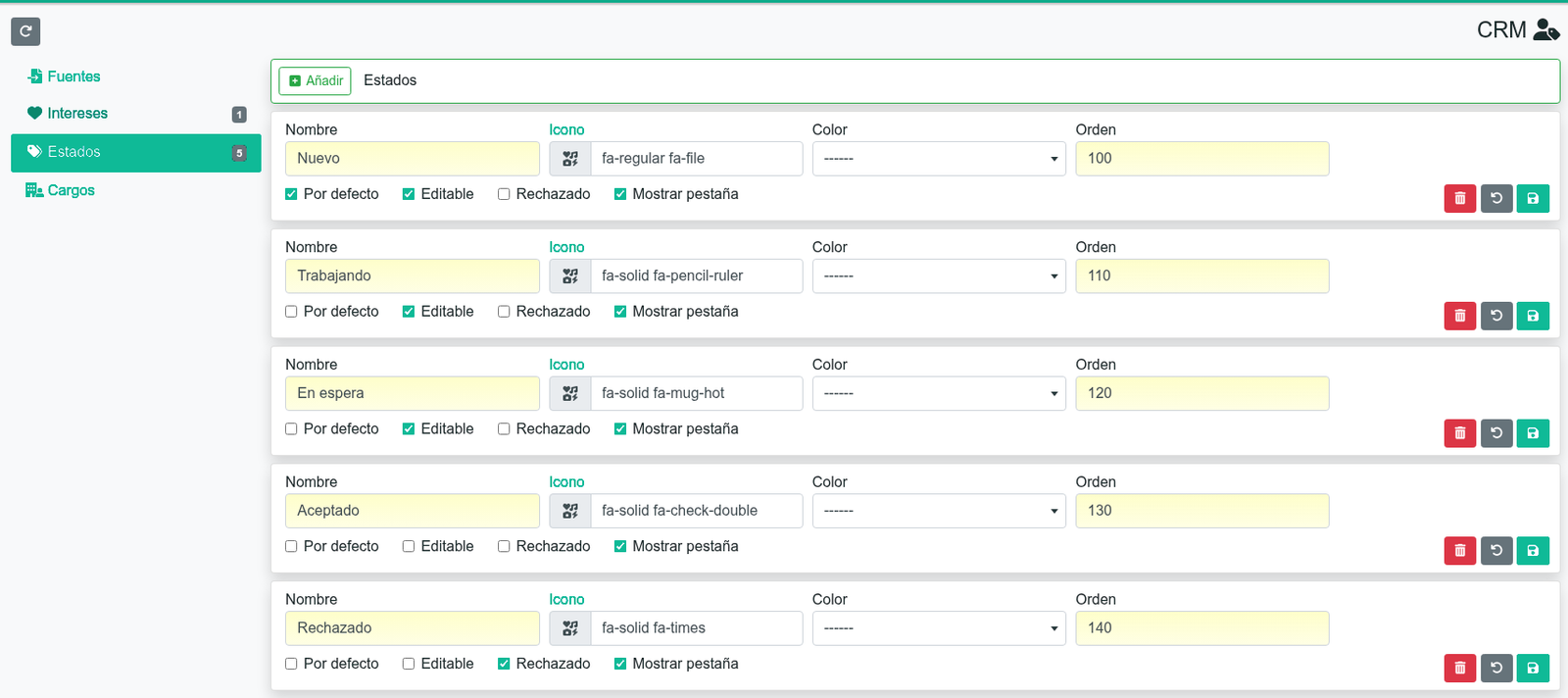 Cómo crear oportunidades (leads) en el CRM