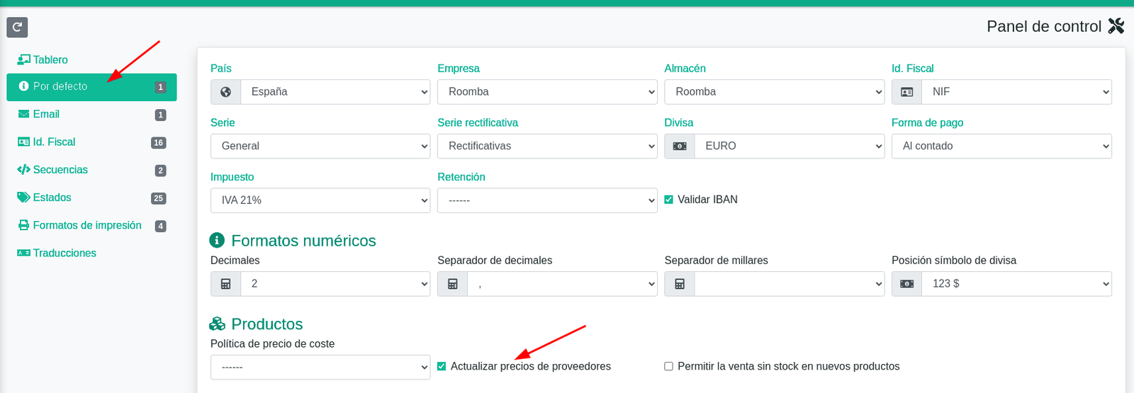 Cómo crear productos