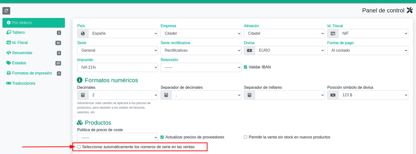Consultar movimientos