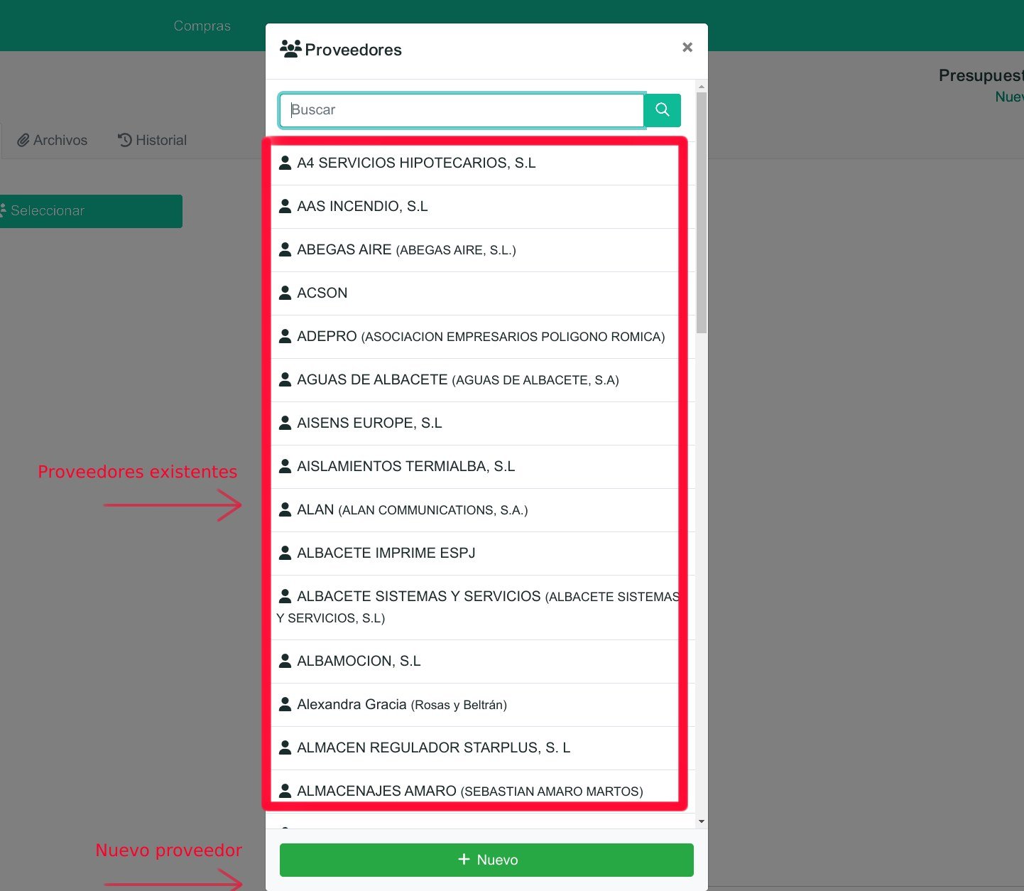 Cómo registrar un pedido de compra