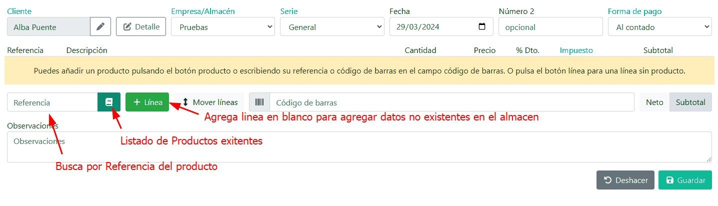 Cómo registrar un pedido de compra