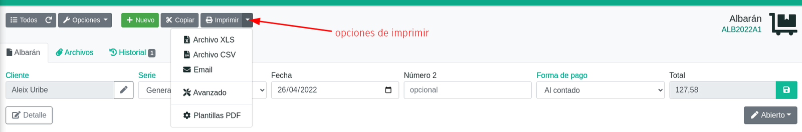 Cómo registrar un presupuesto de compra