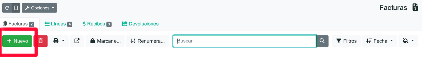 Cómo registrar una factura de compra