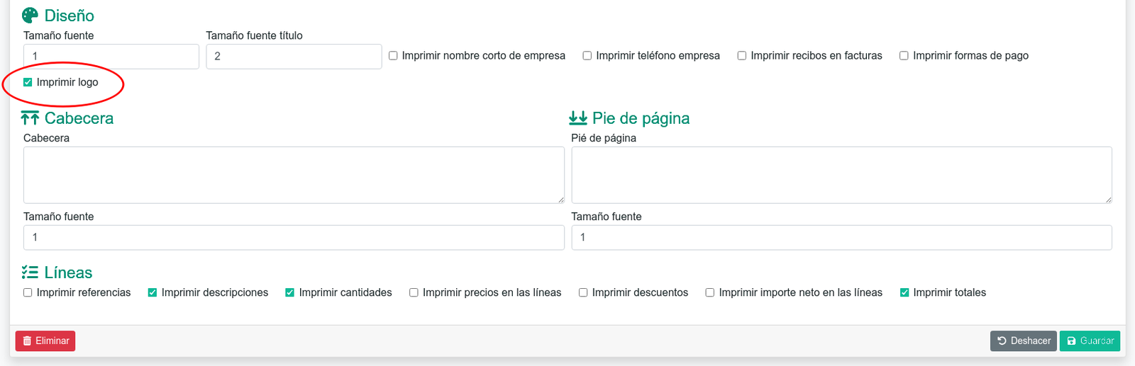 Cómo imprimir tickets