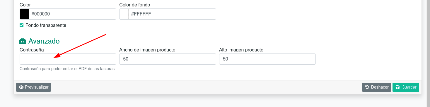 Cómo modificar el diseño de facturas
