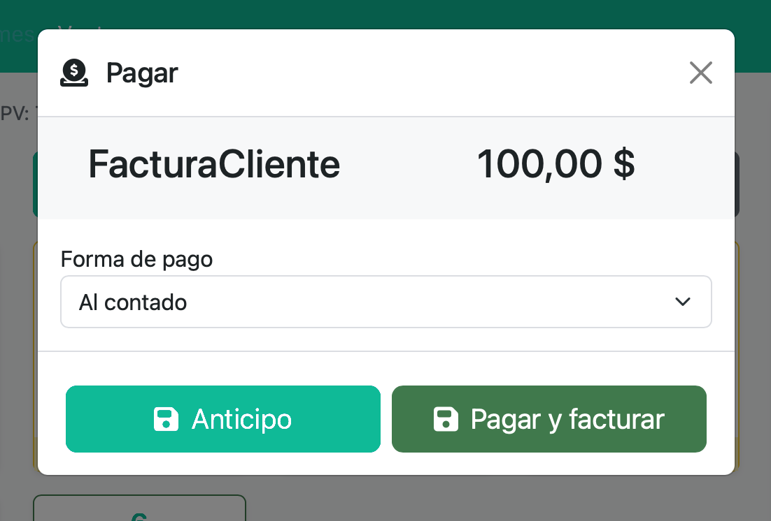 Como pagar documentos desde el TPV