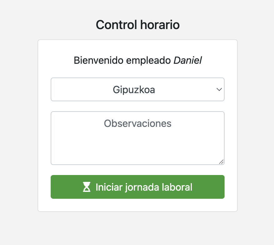 Cómo registrar una jornada laboral