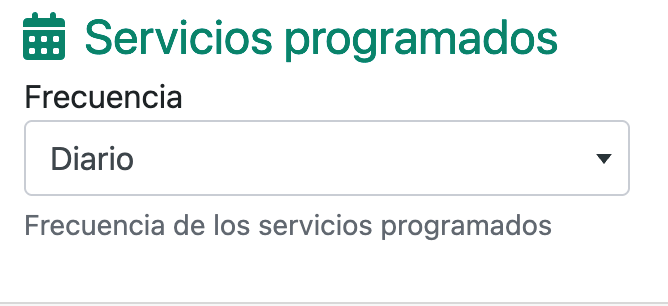 Configurar la recurrencia