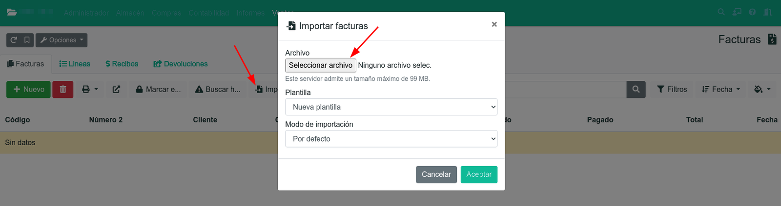 Copiar datos de Contasimple a gestioerp.cat