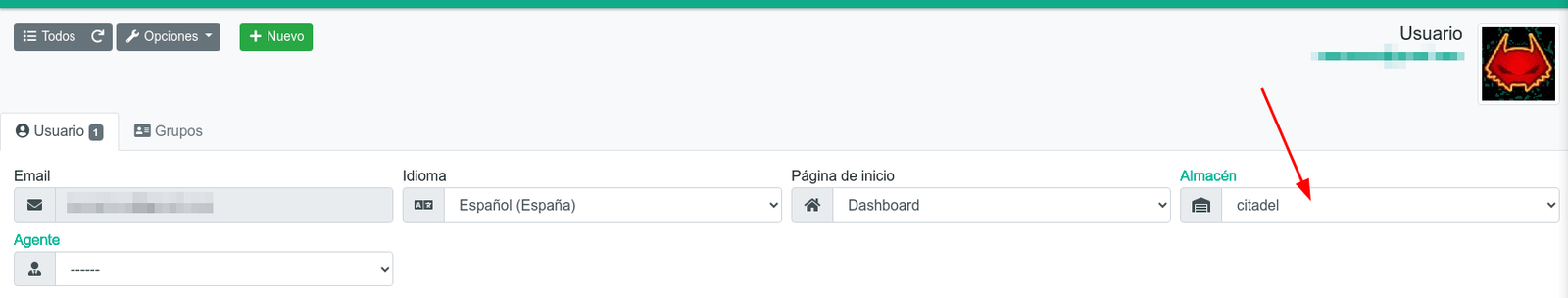 Agrupar documentos de varios almacenes