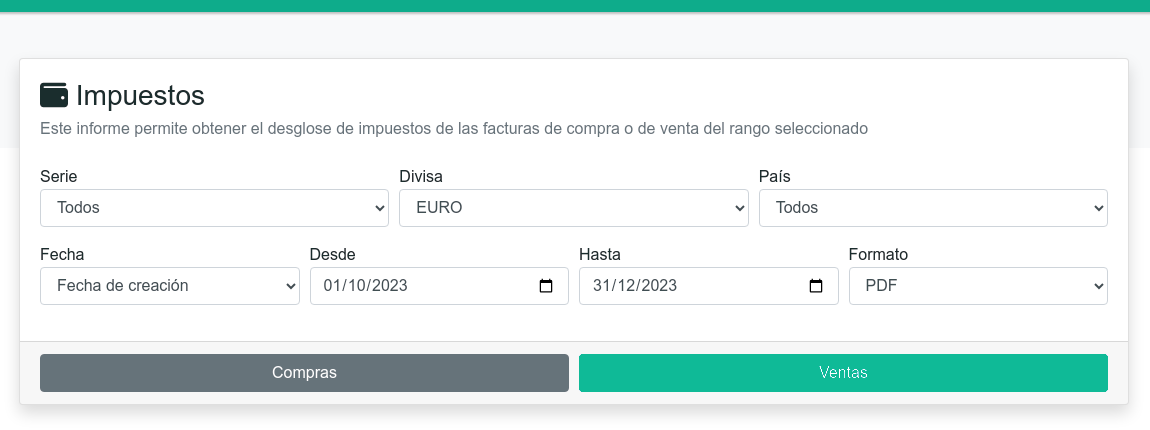 Informes para el SII