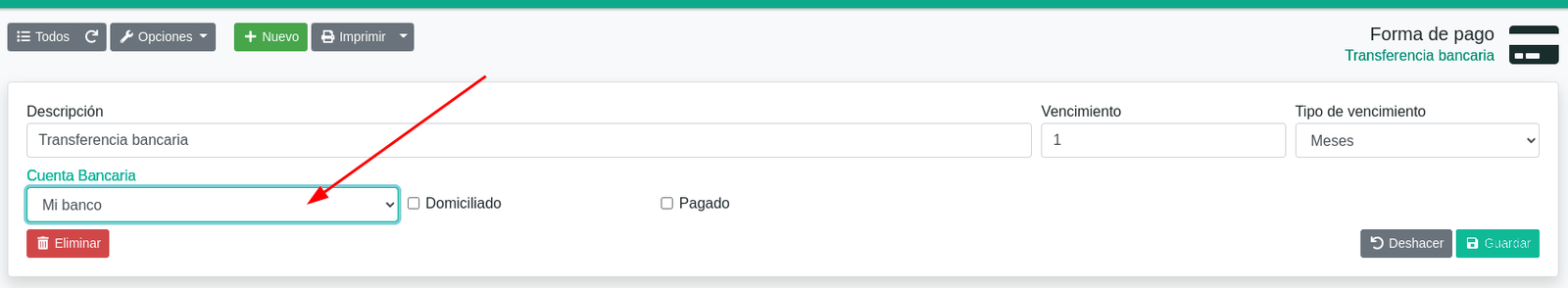 Las cuentas bancarias